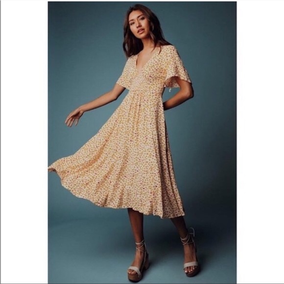 Free People In Full Bloom Smocked Maxi Dress - Picture 14 of 15